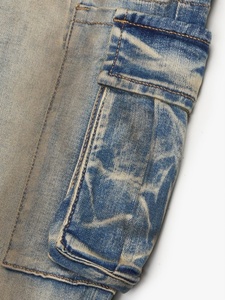 Jeans en denim pour homme HaiYao 2026, sur mesure, de haute qualité, vintage, lavage délavé, coupe skinny, poches, streetwear, hip-hop, OEM ODM, Y2K, coton AM - Product Image 4