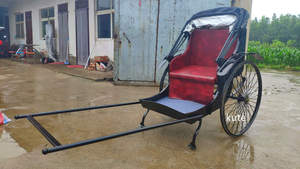 Rickshaw traditionnel de haute qualité, tiré à la main / Jinrikisha - Product Image 5