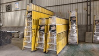 Escalera para Torre de Turbina Eólica Aislada con FRP, Escalera de Seguridad Resistente a la Corrosión para Parques Eólicos Costeros y Marinos