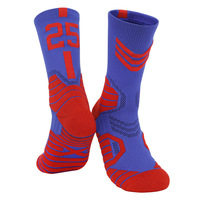 Chaussettes de basket Elite Crew-Logo personnalisé respirant écologique fabriqué aux États-Unis