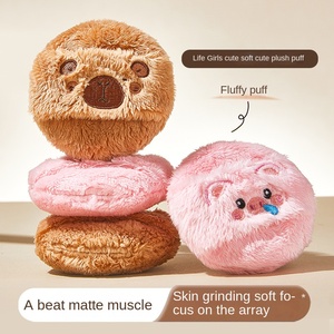 <span class=keywords><strong>Poudre</strong></span> à tamponner GECOMO Bear Long Velvet Plush Flocking lavable avec couleur personnalisée pour le maquillage - Éponge de beauté spéciale - Product Image 2