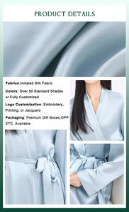 Wholesale <strong>Bathrobe</strong> Luxury Bride Wedding <strong>Bathrobe</strong> Kimono Satin Luxury Robes <strong>Personalise</strong> <strong>Bathrobes</strong> - Product Image 6