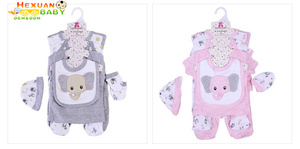 Ensemble de 8 Pièces de <span class=keywords><strong>Vêtements</strong></span> pour Bébé Confortables, Comprenant Pantalons et Grenouillères, Nouveauté pour <span class=keywords><strong>Nouveau</strong></span>-<span class=keywords><strong>Né</strong></span> Garçon - Product Image 5