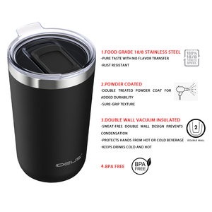 EE. UU. Almacén <span class=keywords><strong>IDEUS</strong></span> 20oz 304 Acero inoxidable a prueba de fugas Taza de café térmica Vaso aislado de acero inoxidable de grado alimenticio - Product Image 2