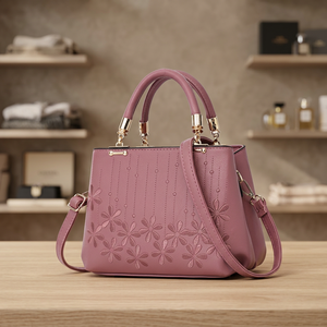 Hot Demanded Ladies Genuine Leather Durable Soft Waterproof Eco-Friendly Fashion Clutch Dual Strap Cross-Body 3L Capacity Large - Product Image 4