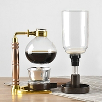 Siphon Kopi Kaca 3/5 Cangkir, Pembuat Kopi Espresso, Sampel Gratis, Penjualan Laris