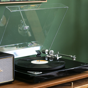 Tablero de densidad de gama alta X60, textura de pintura de Piano, placa de hierro metálica, tocadiscos, reproductor de discos de vinilo <span class=keywords><strong>con</strong></span> <span class=keywords><strong>Bluetooth</strong></span> - Product Image 5