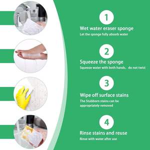 Melamin-Schwamm-Lieferanten Autowäsche Komprimierte Dicke Große Reinigungs-Melamin-Nano-Schaumstoff Magische Harz-Radierer-Schwämme - Product Image 2