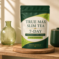 True Max Slim Thé Minceur 7 Jours - Formule Herbal Extra Forte avec Vitamines, Vente en Gros