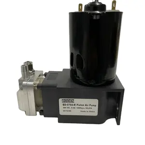 उच्च प्रवाह में अधिकतम 50LPM छोटे हवा कंप्रेसर पंप 24V डीसी ब्रश मोटर