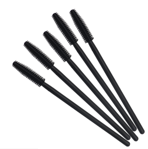 Disposable Plastic Handle Silicone Mascara Makeup Brush Spoolie Premium Quality Cosmetic Tool - Product Image 1
