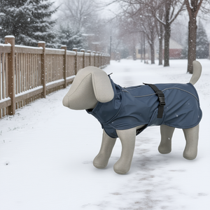 Abrigo Impermeable para Perro Be Nordic Husum, Talla XL, 80 cm, Azul Oscuro - Product Image 3