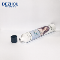 Tube souple en aluminium-plastique AB de 100 ml pour colle à teinture capillaire ; Emballage universel pour cosmétiques et dentifrice ; Tube souple de 35 mm