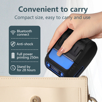 GTCODESTAR imprimante thermique portable Impresoras étiquette Recibo code à barres Etiquetas mini autocollants de poche imprimante de reçus