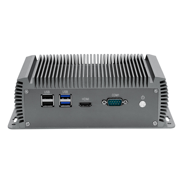 OEM ODM Industrial Embedded Box Pc Usb*4 Hdm1 Com Desktop Computer Industrial Fanless Mini Pc 12v