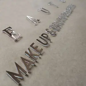 Externo 3D Clear Acrílico Letters Laser Cut Acrílico Letters Loja Sinais Para Beleza Business Salon Spa Wall Decor Logo