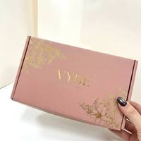 Cajas de Embalaje de Cartón Corrugado Marrón Personalizadas al por Mayor, Cajas de Envío con Lámina Dorada, Materiales Reciclados, Logotipo Personalizado, Cinta Adhesiva de Doble Cara, Cierre de Cremallera