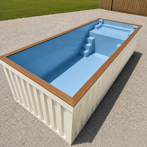 <span class=keywords><strong>Piscine</strong></span> modulaire de luxe en conteneur maritime, <span class=keywords><strong>piscine</strong></span> extérieure préfabriquée <span class=keywords><strong>avec</strong></span> système de filtration, fabricant OEM - Product Image 1