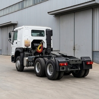 Camion tracteur d'occasion Sinotruk HOWO 371 371HP 6x4 avec suspension pneumatique gauche pour le transport de sable, de bois et de matériaux lourds, Euro 2