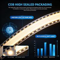 Barre lumineuse LED sans pilote Cob 220V, bande lumineuse linéaire flexible longue pour plafond domestique 110V, certifiée IP20 ROHS, sans PVC