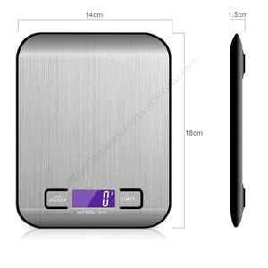 Báscula Digital Inteligente de Alta Precisión para Cocina, para Medir en Gramos, Funciona con Batería, Báscula Doméstica para Alimentos - Product Image 5