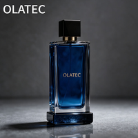 Flacon de parfum de luxe 30ml 50ml 100ml pour homme, flacon de parfum moderne de luxe en verre, flacon de parfum rectangulaire, flacons de parfum personnalisés