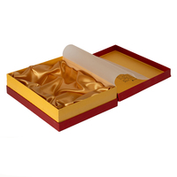 Boîtes en carton personnalisées de luxe pour thé chinois, avec logo personnalisé, finition mate, doublure en soie, forme rectangulaire, emballage alimentaire personnalisé