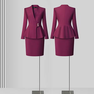 Combinaison de luxe haut de gamme pour femmes, é<span class=keywords><strong>l</strong></span>égante et <span class=keywords><strong>l</strong></span>égère, idéale pour les réceptionnistes de bijouterie et les professionnelles. - Product Image 2
