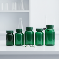 Vente en gros de flacons à pilules en plastique vides de haute qualité de 60 ml, 80 ml, 100 ml, 120 ml, 150 ml avec bouchons résistants aux enfants
