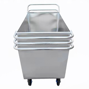 Grande réduction sur la machine de nettoyage automatique pour chariots à viande Euro Meat Buggy Bucket Cart Washer Waste Bin Cleaning Machine pour chariots à viande de 200L - Product Image 6
