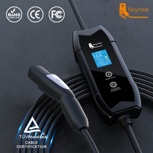 Chargeur de voiture électrique portable Feyree 3,5 kW monophasé avec écran LED et contrôle par écran, câbles de charge pour station de recharge à domicile - Product Image 4