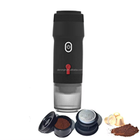Mini machine à café électrique intelligente portable pour capsules et expresso, compatible avec les grains de café