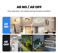 Interrupteur mural intelligent avec télécommande Zigbee 1/2/3/4 voies, commande vocale, panneau tactile en verre, luxe, 10A, sans condensateur