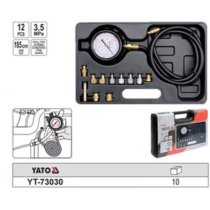 เกจวัดแรงดันเกียร์ยี่ห้อ Yiertuo ชุดเครื่องมือวินิจฉัยยานยนต์ 12 ชิ้น จอแสดงผลแบบอนาล็อก ใช้ได้กับรถยนต์ทั่วไป - Product Image 2