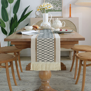 Runner da Tavolo <span class=keywords><strong>Vintage</strong></span> Elegante per Decorazione Rustica, Arte del Tè e Caffè - Product Image 4