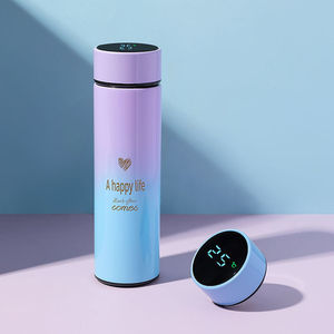 Tasse à café sous vide en acier inoxydable à température contrôlée intelligente tasse fiole <span class=keywords><strong>isotherme</strong></span> sans BPA <span class=keywords><strong>bouteille</strong></span> d'eau à l'épreuve des fuites douces - Product Image 3