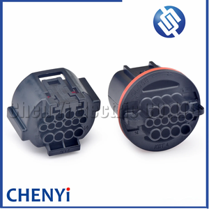 14 סיכות רכב pin רכב עמיד למים אוזניות חוט רתום מחבר mg656862 MG656862-5 עבור היונדאי קיה - Product Image 3