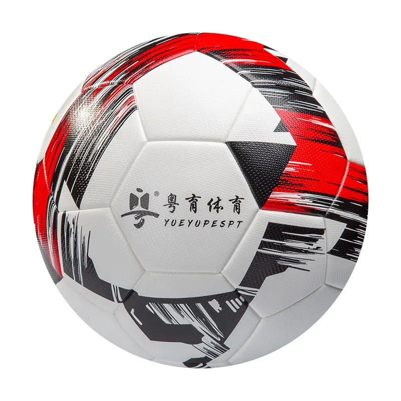 Bola de futebol de pvc/pu para treinamento, personalize o logotipo original, tamanho 4, 5, bola de futebol de futebol
