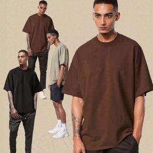 Design High Quality Heavyweight T Shirt Cotton Plus Size Men's Oversized Tshirt Blank Oversized Men - Product Image 1