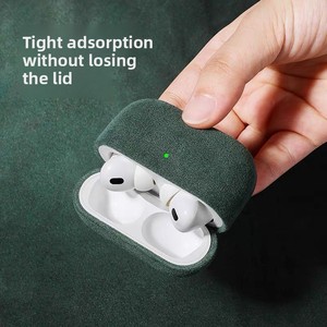 Estuche para Auriculares Pro 3 y 4, Estilo 2025, Color Sólido, con Cubierta de Gamuza Importada - Product Image 2