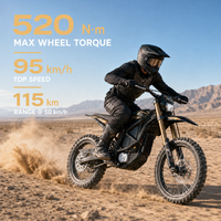 En stock 2026 Surron Ultra Bee DDP pour l'Australie et les États-Unis 95 km/h 520 N.m de couple Batterie 74V 60Ah Accélération en 1,84 s Moto tout-terrain électrique