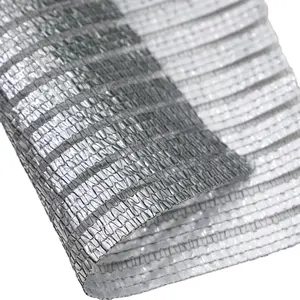 65% 75% 85% 95% 99% Climate Screen Aluminum Foil Shade Net/Aluminet Greenhouse Shade Cloth Silver shade mesh