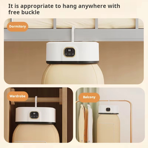 Séchoir à linge électrique multifonctionnel avec télécommande, machine de séchage au sol pour la maison, séchoir à air chaud avec minuterie, sûr pour un usage domestique - Product Image 5