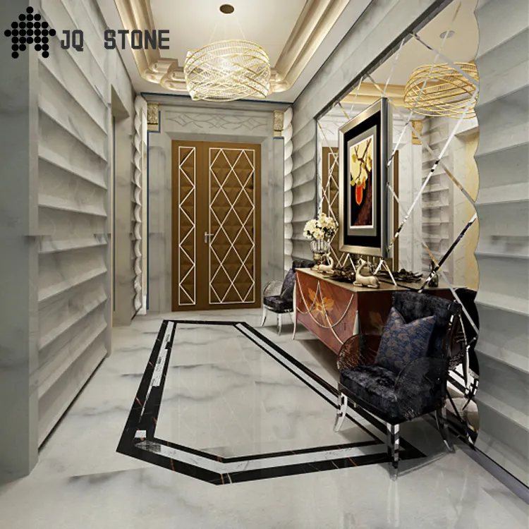 High Polished Natural Stone China White Marble In Stock Marble Tile And Marbles Natural Stones