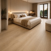 Revêtement de sol SPC WYRAX en chêne clair de 4 mm avec couche d'usure de 0,3 mm pour salon d'appartement et rénovation de sol