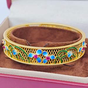 Pulsera de Filamento Chapada en Oro con Certificación NGTC de Plata 925 Moderna de UM Jewelry, Apta para Uso Diario y Bodas, para Hombres y Mujeres - Product Image 5