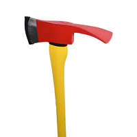 Hache à feu Pulaski en acier au carbone de type sud-américain avec manche en fibre de verre, équipement et accessoire essentiels pour la lutte contre l'incendie