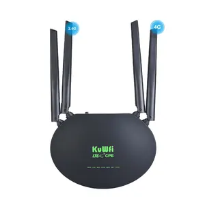 Fábrica original de Largo alcance inalámbrico CPE desbloquear 300Mbps 4G módem LTE router wifi con ranura para tarjeta SIM