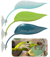 Habitat moderne écologique pour grenouilles arbres, reptiles, amphibiens, petites plantes en plastique réalistes, boîte pour animaux de compagnie, décoration paysagère