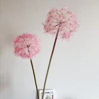 Grand bouquet de fleurs artificielles de pissenlit, tiges florales de pissenlit artificiel pour la décoration de vases à la maison, accessoires de photographie de mariage et de vitrine